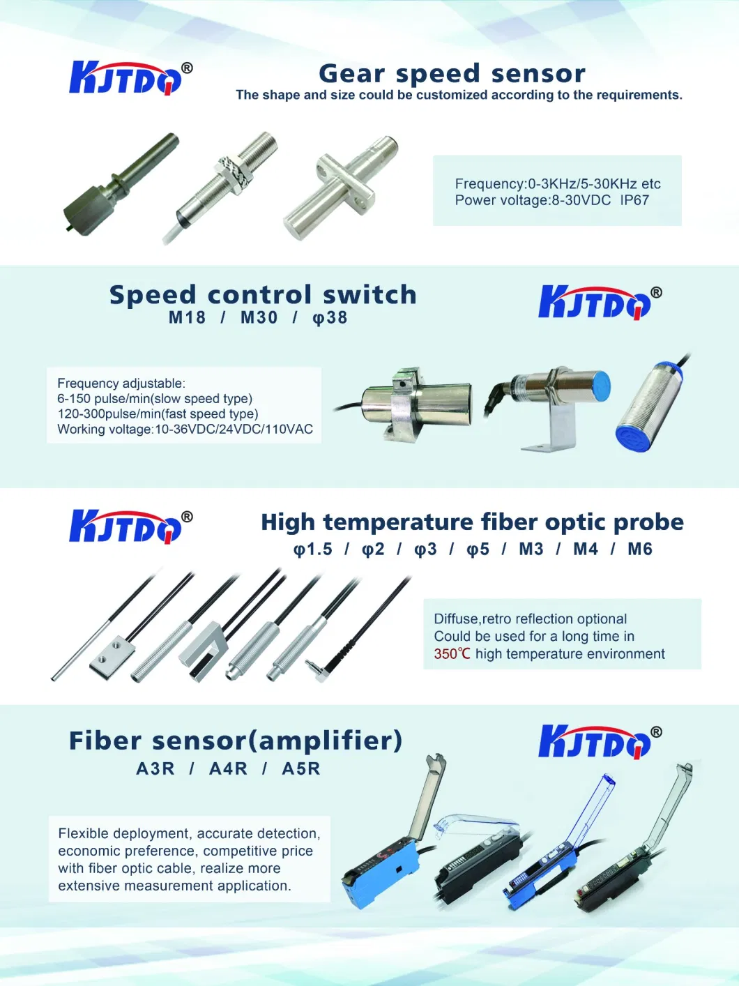 Kjtdq - M18 High Temperature Photocell Optical Sensor Switch CE Photoelectric Sensor