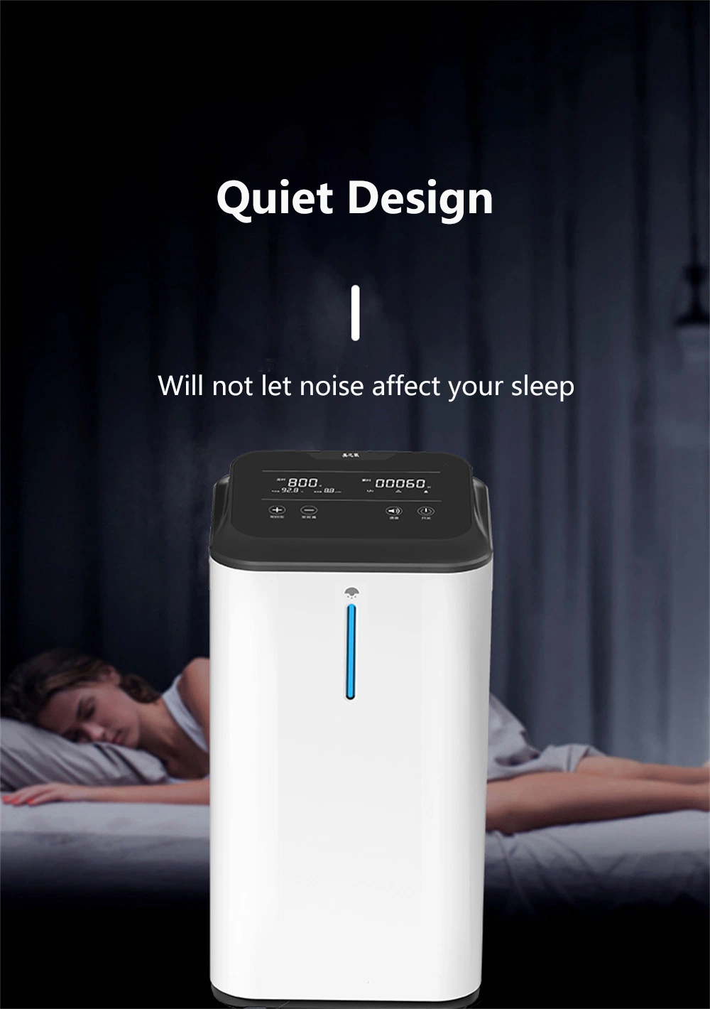 Portable Oxygen Generator Low Noise Oxygen Generator Home Care Oxygen
