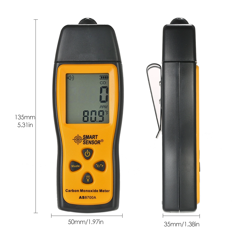 As8700A School Home Factory Carbon Monoxide Meter