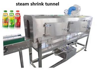 Etichettatrice automatica con manicotto termoretraibile per bottiglie in vetro