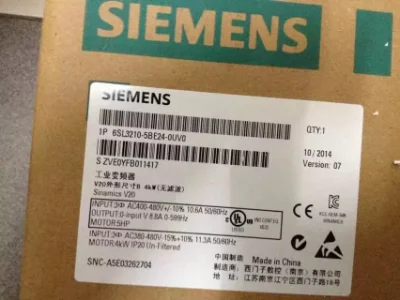 Potenza nominale inverter Siemens G120C 18,5 kw 6SL3210-1ke23-8ub1