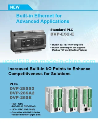 DVP-EH3 DVP-ES3 DVP-ES2 DVP-EC3 nuovo standard Delta DVP Series Controller logico programmabile Delta PLC