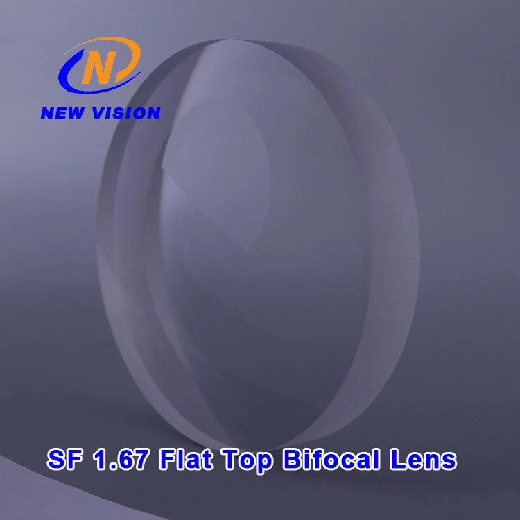 1.67 Semi-Finished Flat Top Bifocal Optical Lens