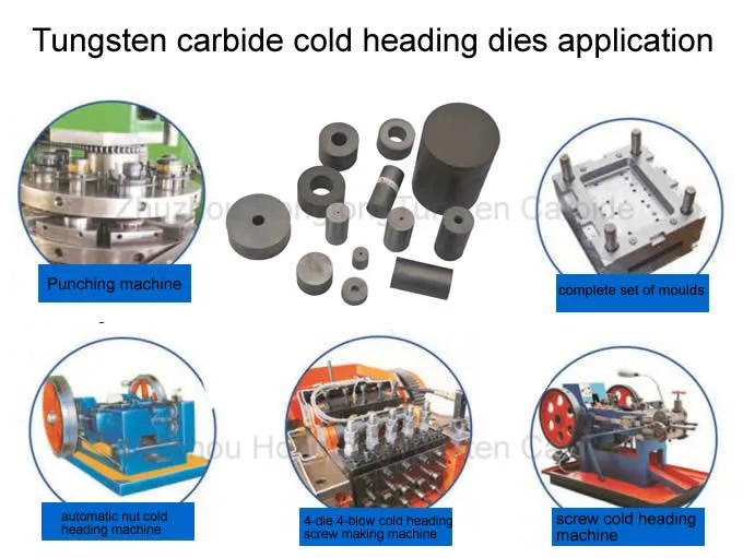 Polished Tungsten Carbide Cold Heading Dies for Moulds