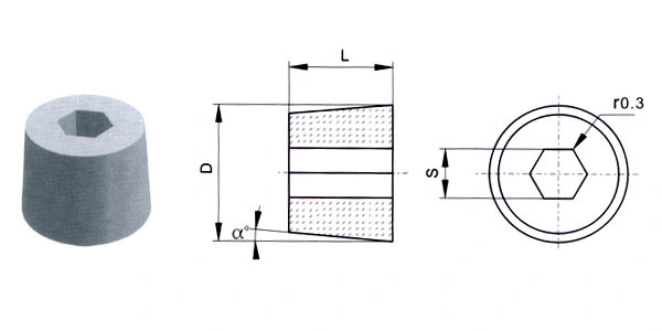 Yg15 Professional Manufacturer Round Tungsten Carbide Wire Drawing Dies for Ferrous Wires