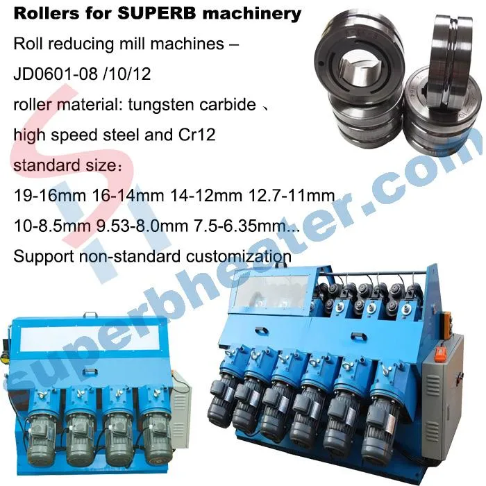 Accurate Tungsten Carbide Granlund Tubular Heater Roll Mill Rollers