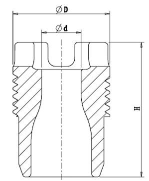 Rydmet Customized Cemented Tungsten Carbide Alloynozzle Oil Gas Mining Industry