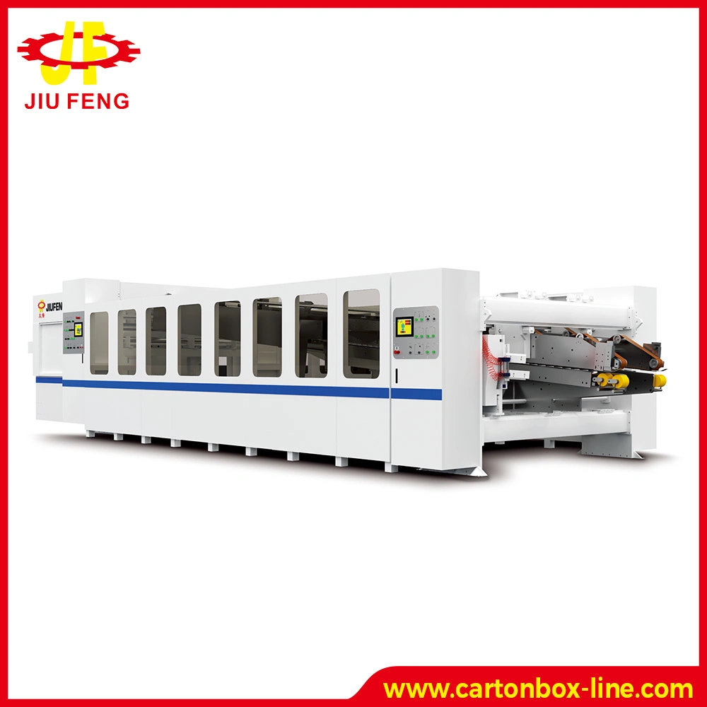 Jf0920 Carton Machine Production Line Printing Slotting Die-Cutting Folding Gluing Carton Making Line