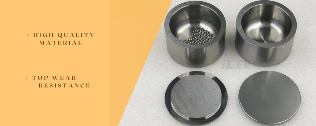 Customized High Quality Ball Mill Jars Tungsten Carbide Bowls for Planetary Mills