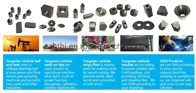 Tungsten Carbide Teeth with Sharp Cutting Angle for Productive Mulching