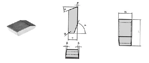 Cemented Carbide Saw Tips for Cutting Wood