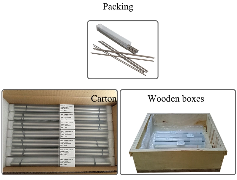 Solid Tungsten Carbide Rods for Endmillg Unground Cut-to-Length Endmill Cutter Drilling Bits Reamer Burr Taps Milling