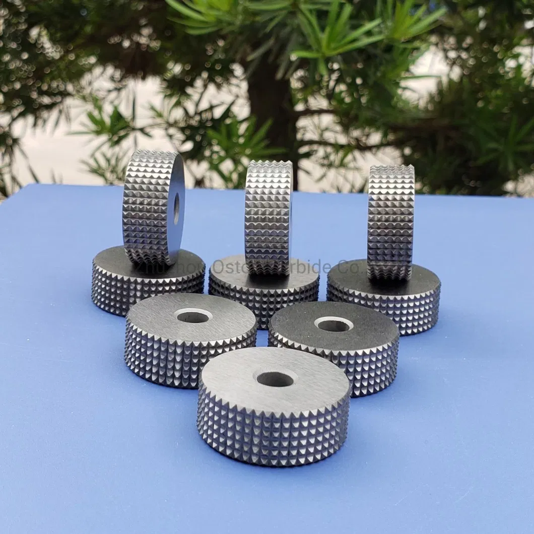 Tungsten Carbide Milling Wheels for Knurling Bush Hammer Roller Plates