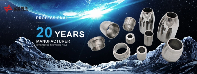 High Wear-Resistant Tungsten Carbide Bushings Cemented Carbide Sleeves in Bushings for Oil Parts