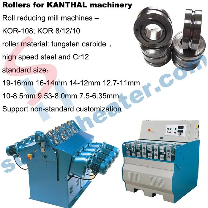 Accurate Tungsten Carbide Granlund Tubular Heater Roll Mill Rollers