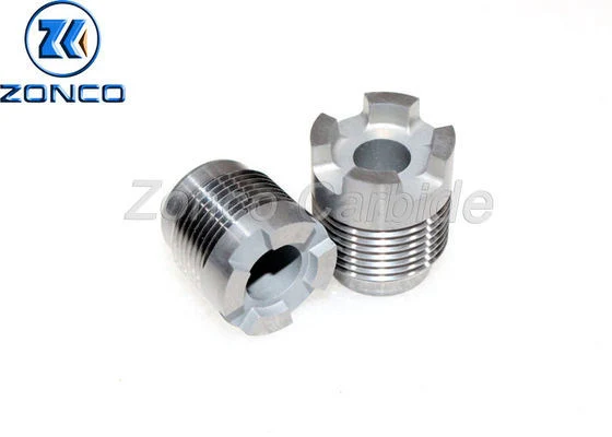 Precision Polished Tungsten Carbide Nozzles with Customized Drawings