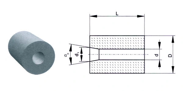 K20 Tungsten Carbide Dies Factory Wire Drawing Mould Cold Forging Heading Mold Yg8 Carbide Wire Die