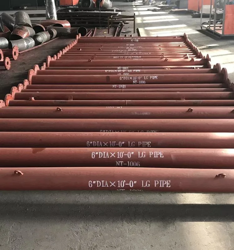 Hard-Plate Duplex Metal Wear Resistant Steel Pipelines with Chrome Alloy Layers