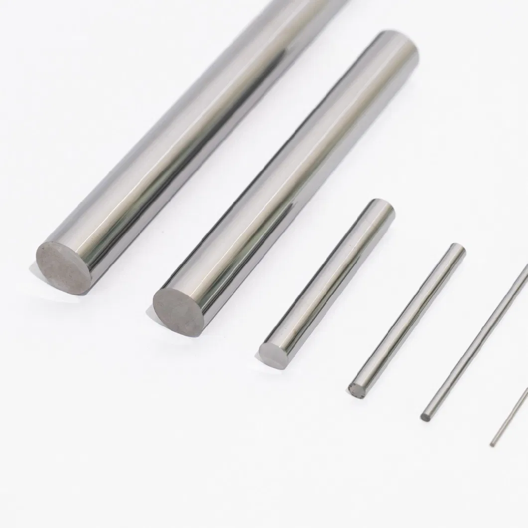 Cutting Tool Making Yg6 Yg8 Cemented Carbide Length 10-330 mm Round Blank Bar, Solid Tungsten Carbide Rod