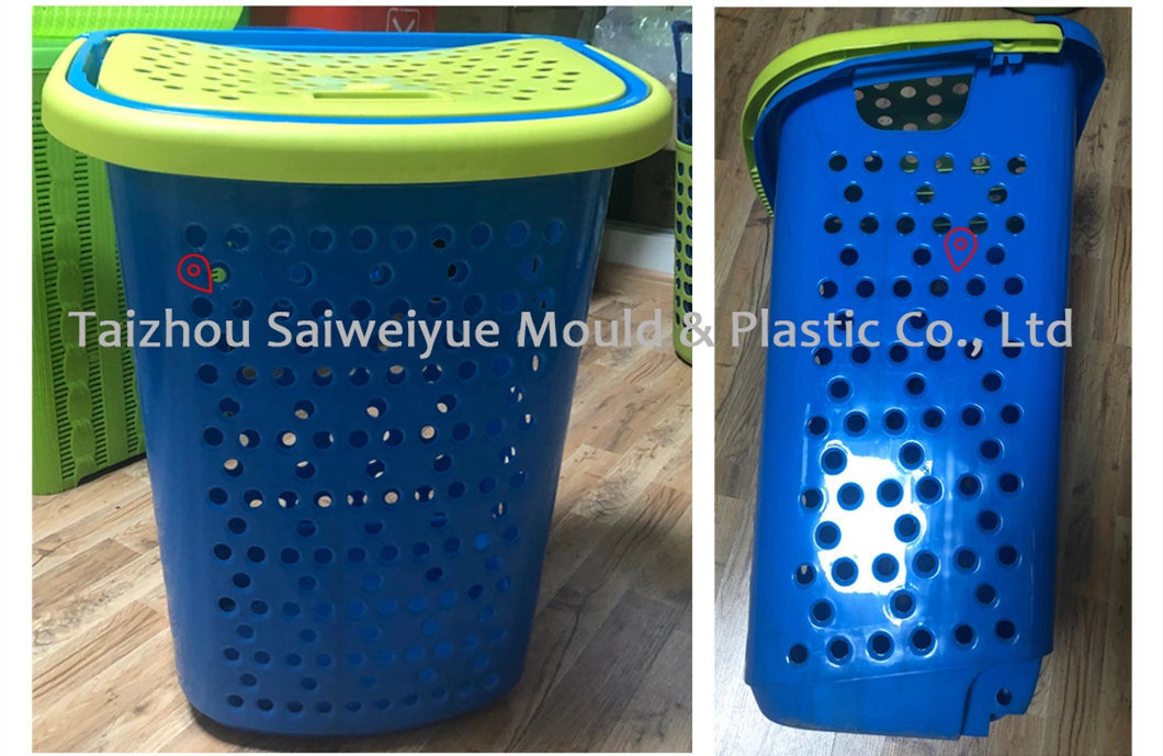 Wheeled Vegetable Basket Mold Store Box Plastic Roller Trolley Cart Injection Mould