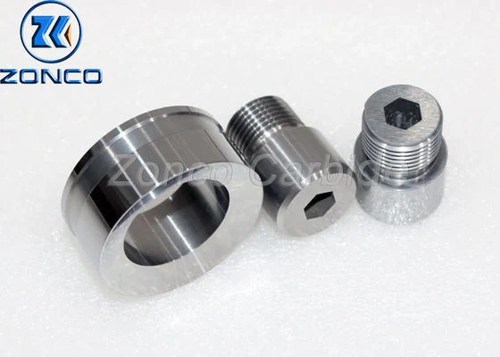 Tungsten Carbide Spare Parts High Wear Resistance Thread Nozzles for Downhole Tool