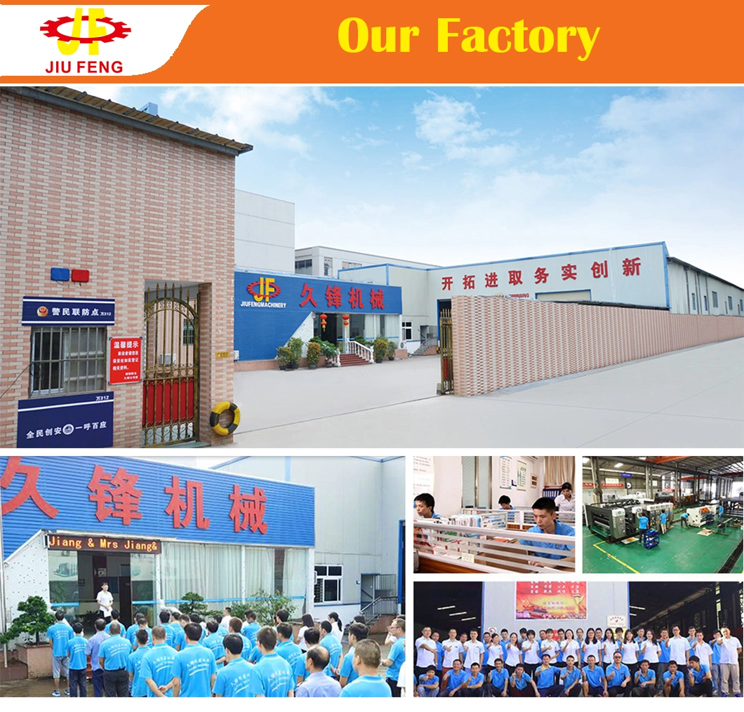 Jf0920 Carton Machine Production Line Printing Slotting Die-Cutting Folding Gluing Carton Making Line