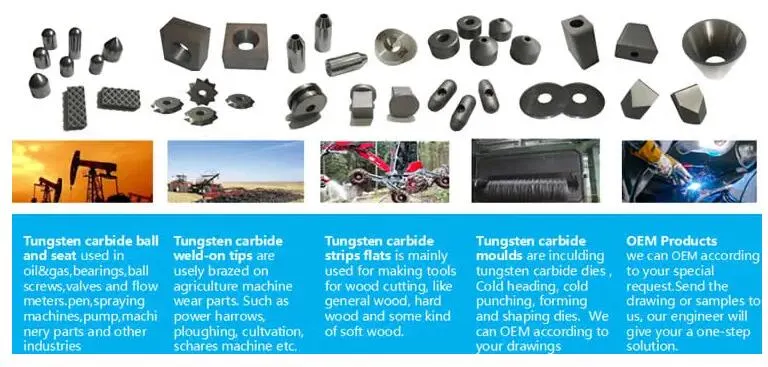 Agriculture Tungsten Carbide Wear Part Sides for Subsoiler Legs