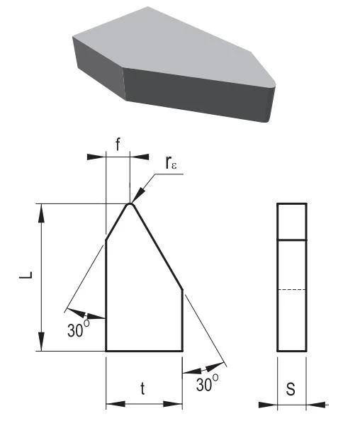 C120 Yg8 Carbide Brazed Insert Cemented Carbide Brazing Tips for Tungsten Carbide Tipped Tool