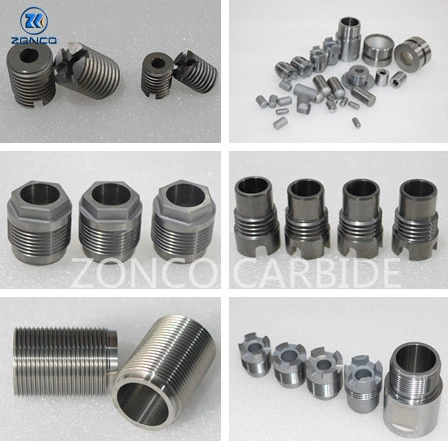 OEM Customized Non-Standard Factory Wear Resistant PDC Cemented Tungsten Carbide Thread Nozzle for Oil Gas Brill Bits