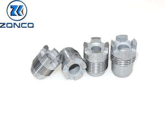 High Surface Rigidity Polished Wear-Resistant Nozzles for Drilling Bits Tungsten Solid Carbide Nozzles