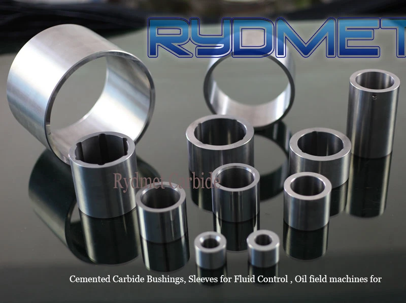 Cemented Tungsten Carbide Sleeves Components Bushings