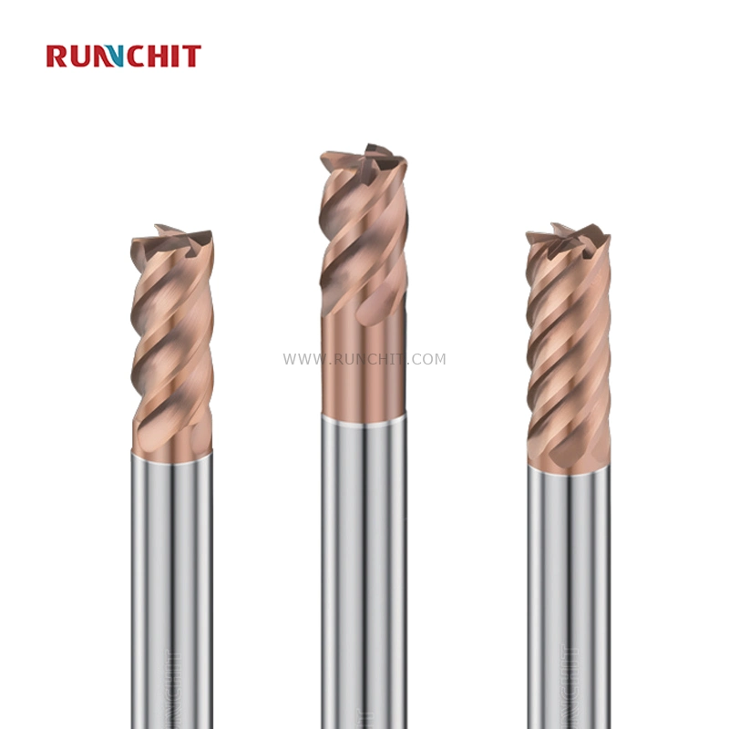 High Quality HRC45-70 Hardness Steel CNC Cutting Tools Machine End Milling Cutter for Mindustry Industry Materials High Die Industry (NRBI0805)