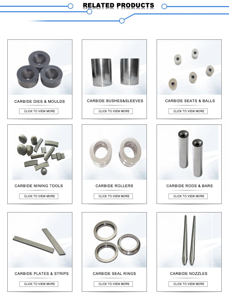 OEM Tungsten Carbide Trims and Seat Carbide Plug Head Used in Control Valves