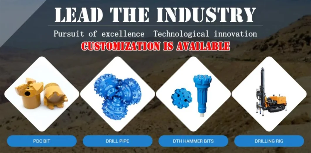 12 1/4&quot; PDC Drill Bit PDC Drag Bit Durable Drilling Tools for Geothermal Drilling and Coal Mining