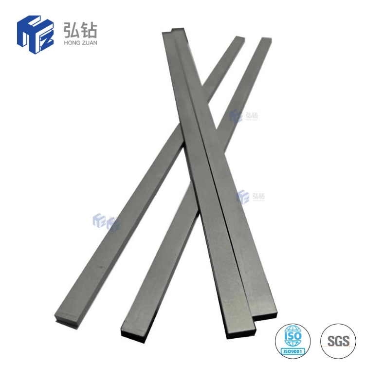 K10 K20 K30 Tungsten Carbide Flat Bar Paper Wood Fiber Cloth Cutting Cemented Carbide Strip