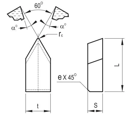 C120 Yg8 Carbide Brazed Insert Cemented Carbide Brazing Tips for Tungsten Carbide Tipped Tool