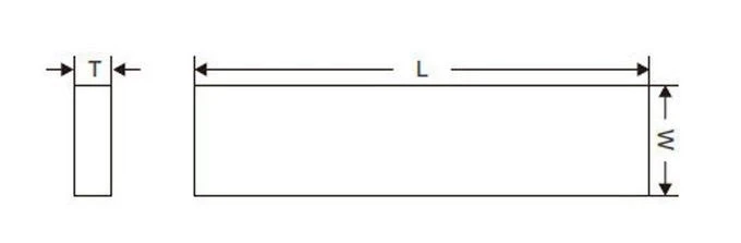 K10 K20 K30 Tungsten Carbide Flat Bar Paper Wood Fiber Cloth Cutting Cemented Carbide Strip