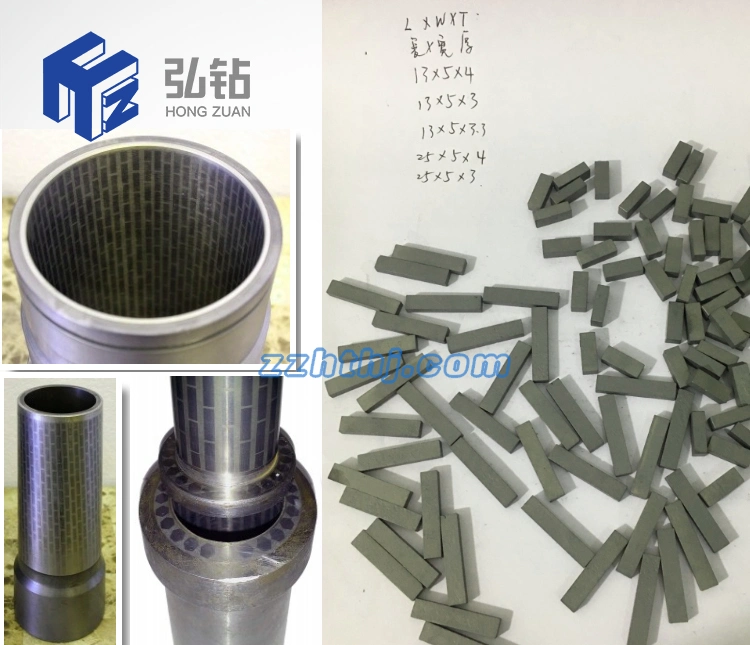 Hf3000 Tungsten Carbide Tiles for Stabilizer Hardfacing Wear Parts