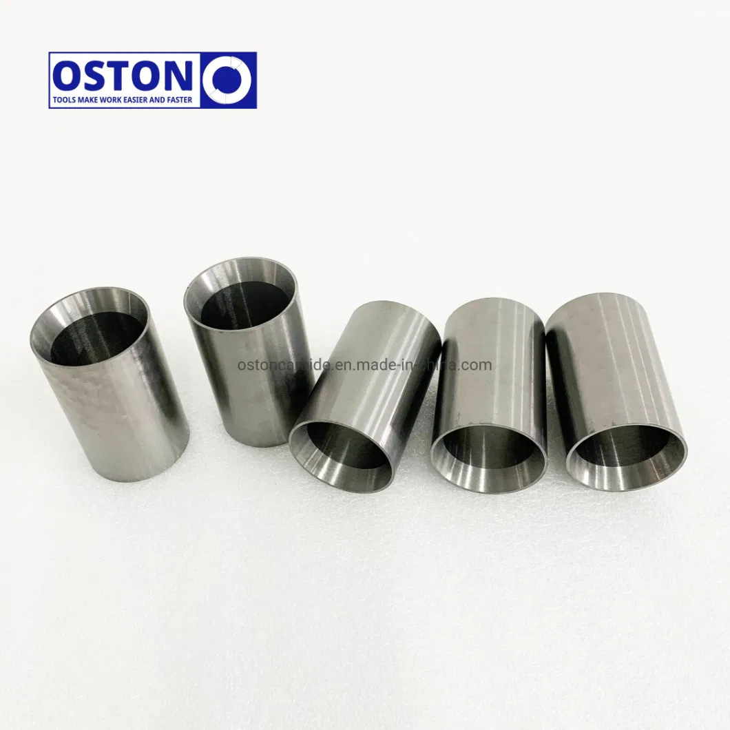 OEM Wear-Resistant Cemented Carbide Sleeve Tungsten Carbide Bearing Bushing Shaft Sleeve