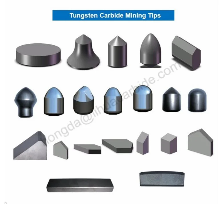 Tungsten Carbide Mining Buttons Polished