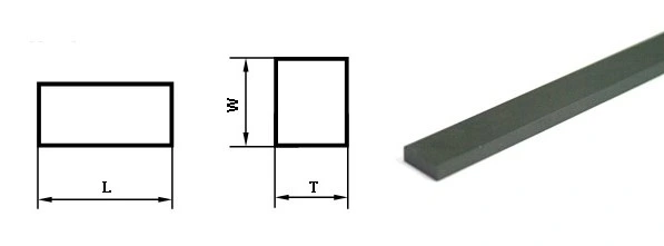 4*2.5*330 mm Rectangular Strip of Cemented Carbide with High Hardness 91.8hra