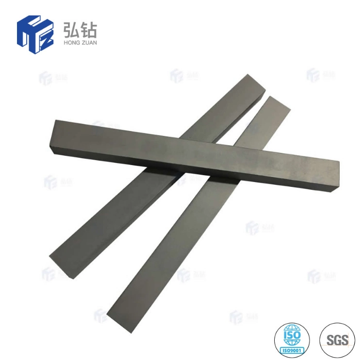 K10 K20 K30 Tungsten Carbide Flat Bar Paper Wood Fiber Cloth Cutting Cemented Carbide Strip