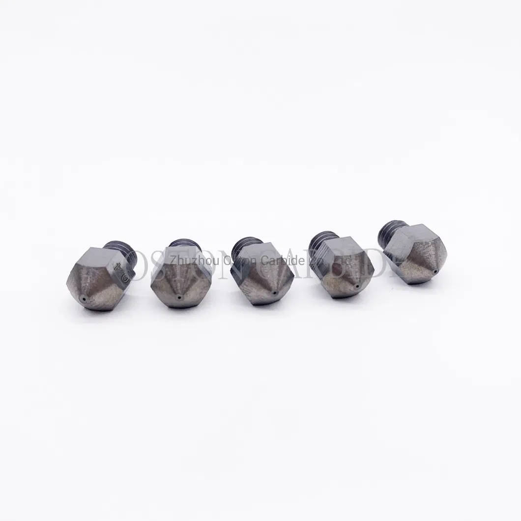 K10 Grade 0.4mm V6 Type Tungsten Carbide 3D Nozzles for 1.75mm Filament.