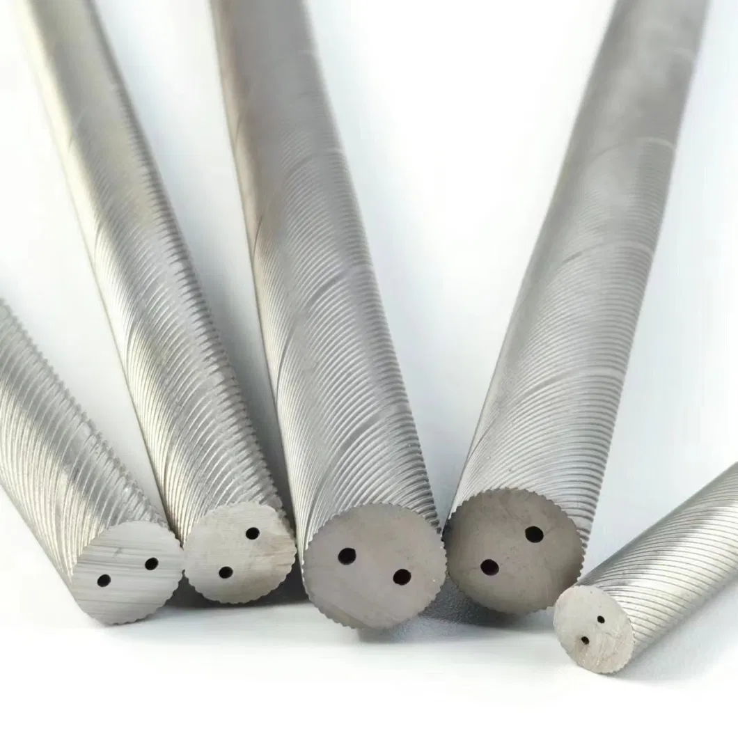 Two Helical Holes Tungsten Carbide Rods for Carbide Cutting Tools