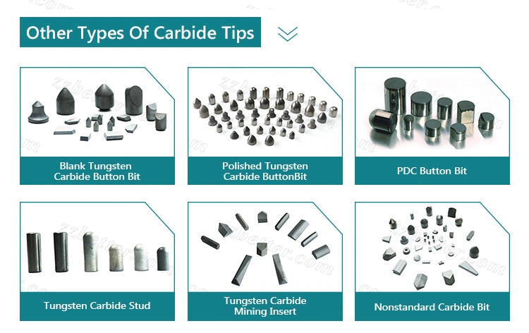 High Quality Tungsten Carbide Inserts Buttons with Conical Chamfer