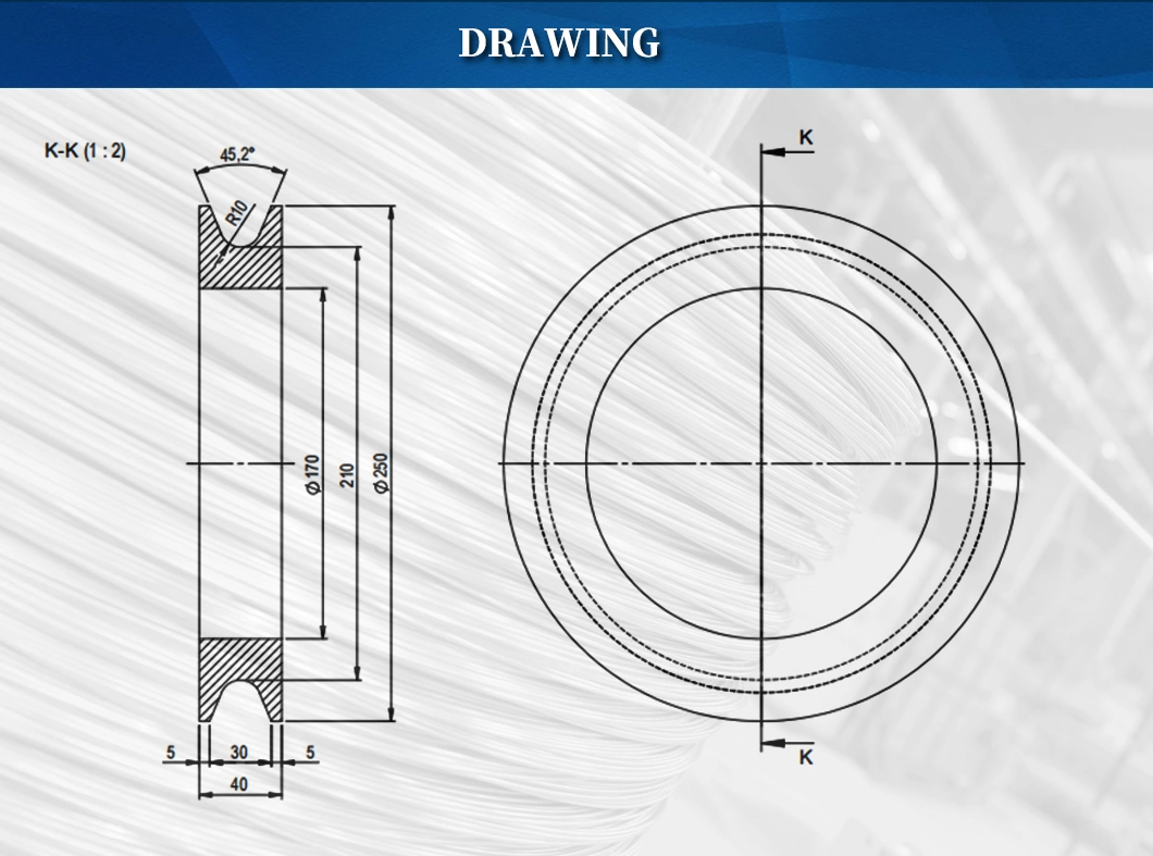 Long Lasting Yg8 Customized Tungsten Carbide Wire Descaling Roller