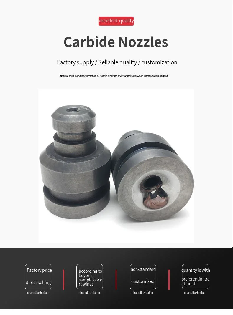 Yg8 89.5hra Cemented Carbide Nozzles for Petroleum Smelting