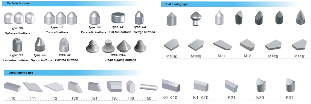 High Quality Tungsten Carbide Buttons with High Trs