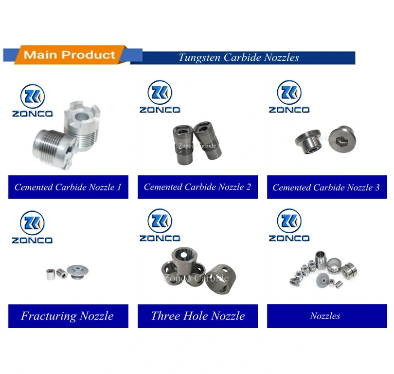 High Hardness Tungsten Carbide Torsion-Impactor Components with Extraordinary Anti-Erosion and Wear-Resistant Performance, Designed by Customer.