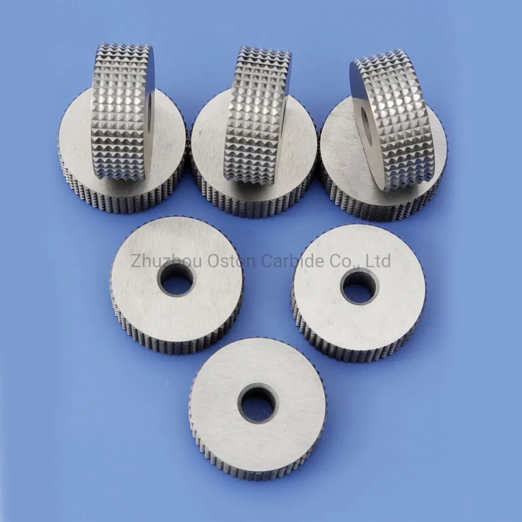 Tungsten Carbide Milling Wheels for Knurling Bush Hammer Roller Plates